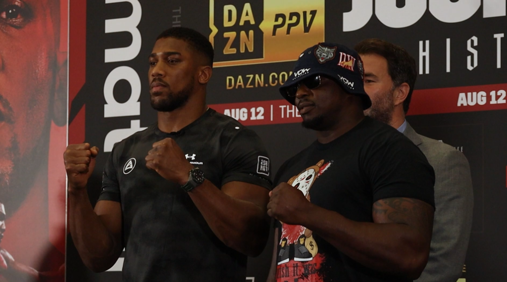 Anthony Joshua and Dillian Whyte