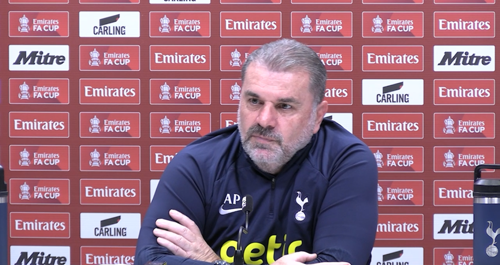 Tottenham manager Ange Postecoglou