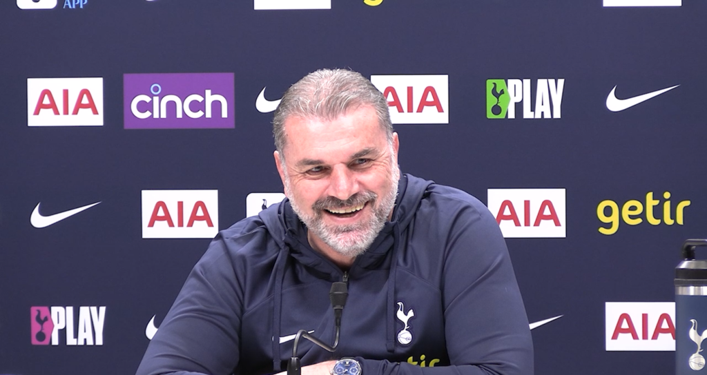 Tottenham manager Ange Postecoglou