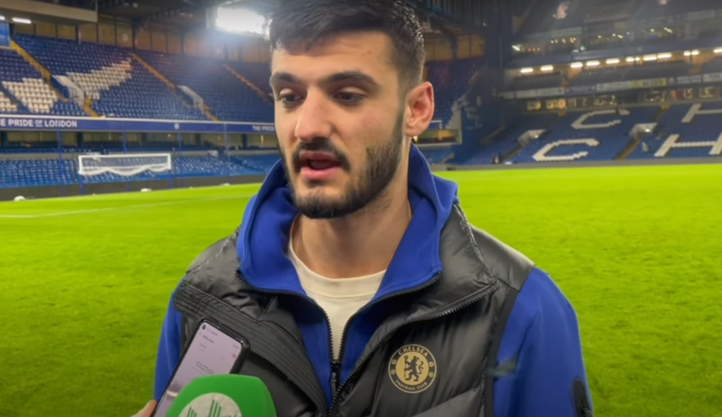 Chelsea striker Armando Broja