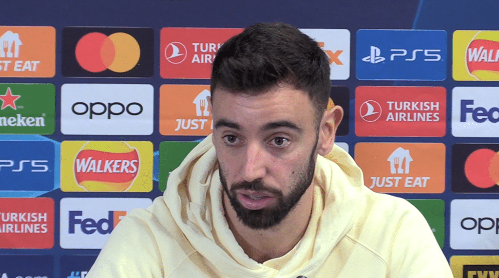 Man Utd captain Bruno Fernandes