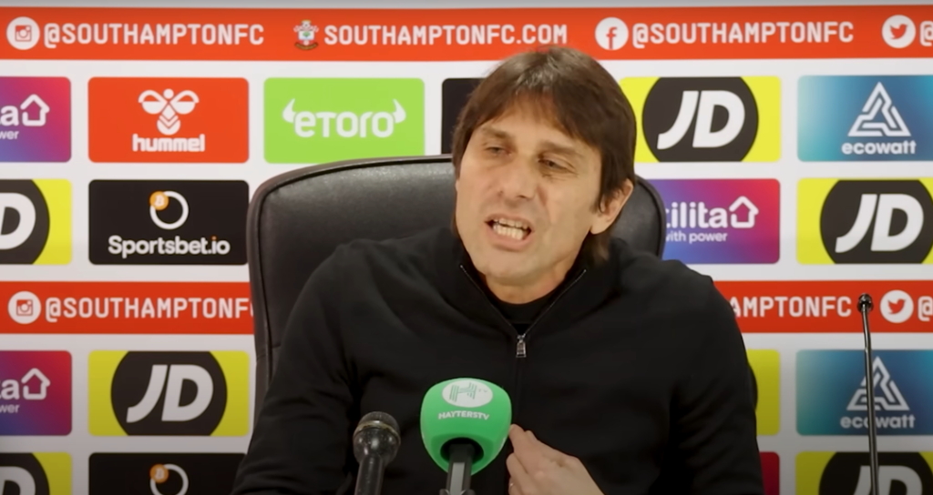 Antonio Conte's final rant as Tottenham boss
