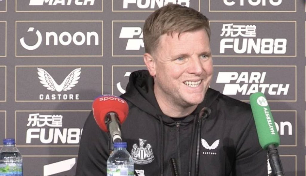 Newcastle United manager Eddie Howe