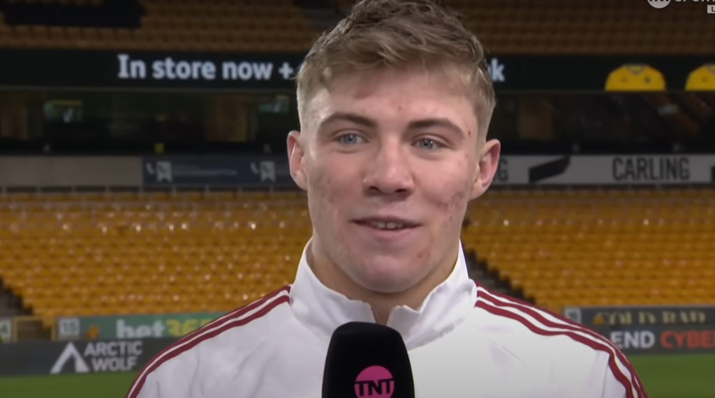 Man Utd striker Rasmus Hojlund