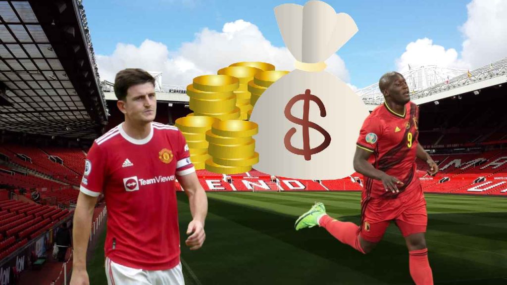Harry Maguire and Romelu Lukaku