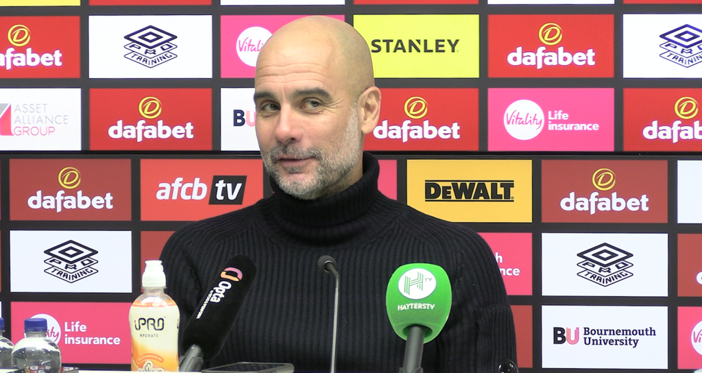 Man City manager Pep Guardiola