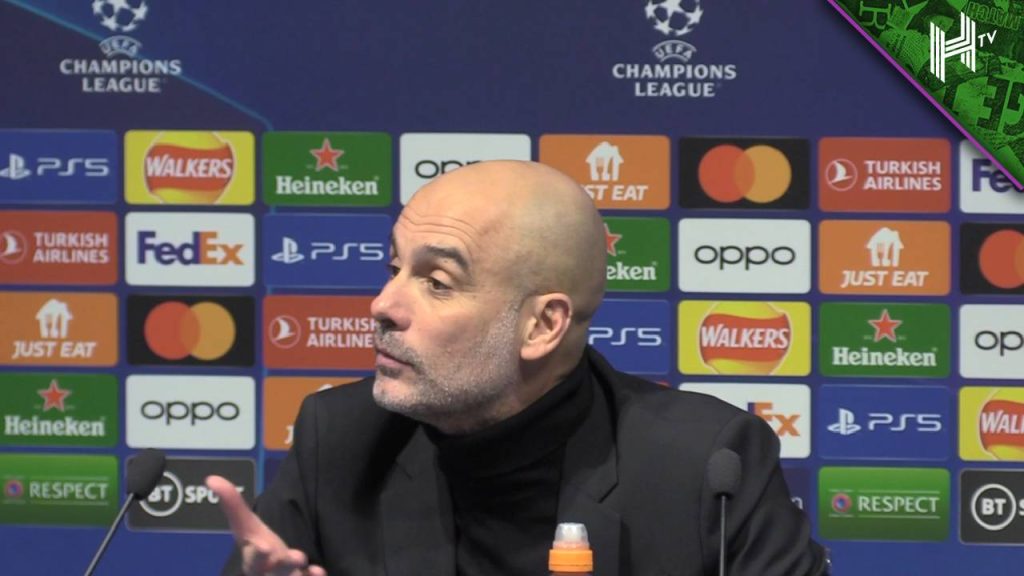 Man City boss Pep Guardiola
