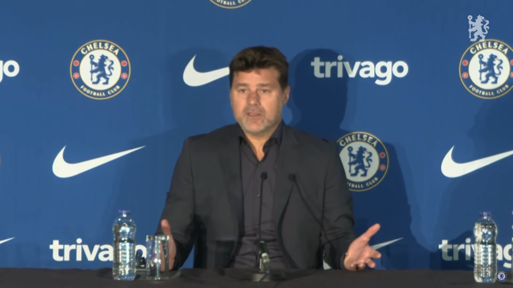 Chelsea manager Mauricio Pochettino