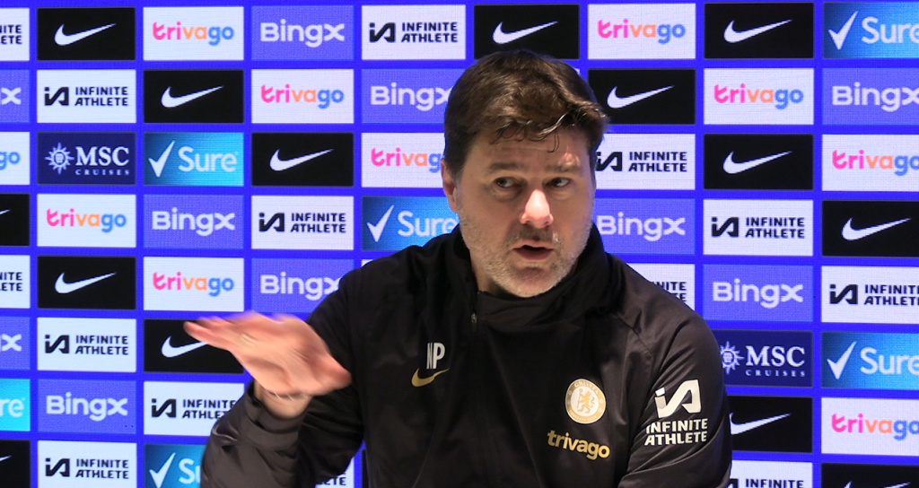 Chelsea manager Mauricio Pochettino