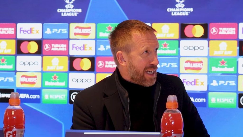Former Chelsea head coach Graham Potter