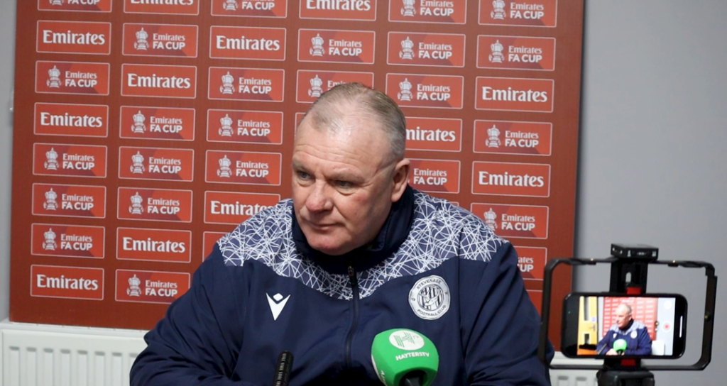 Stevenage boss Steve Evans