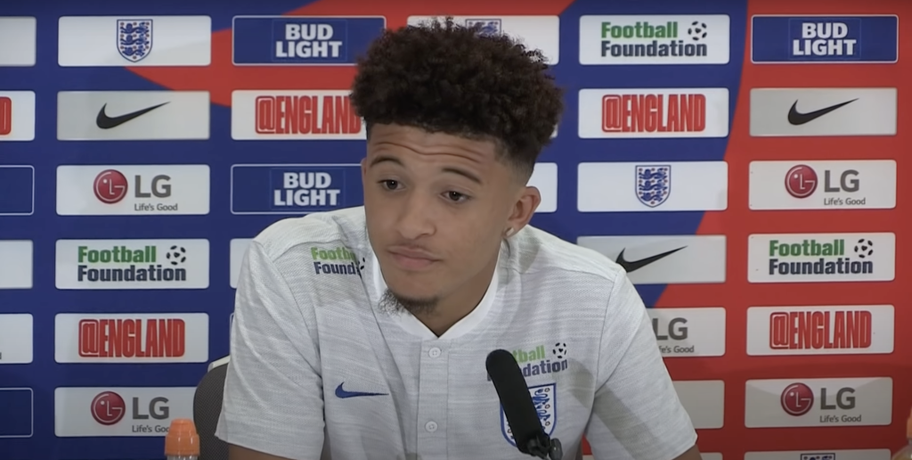Man Utd winger Jadon Sancho