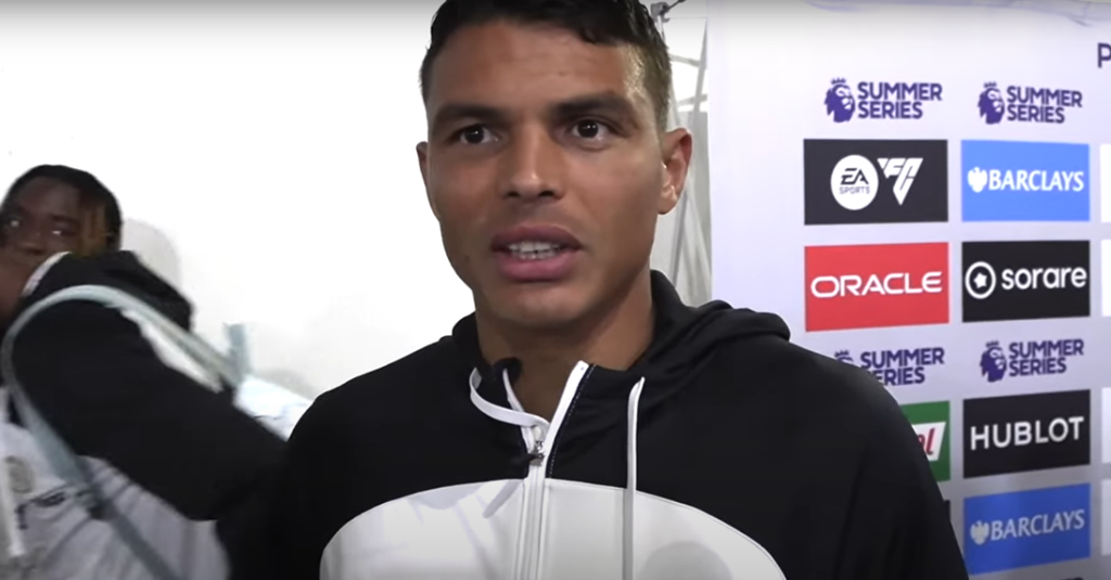 Chelsea defender Thiago Silva