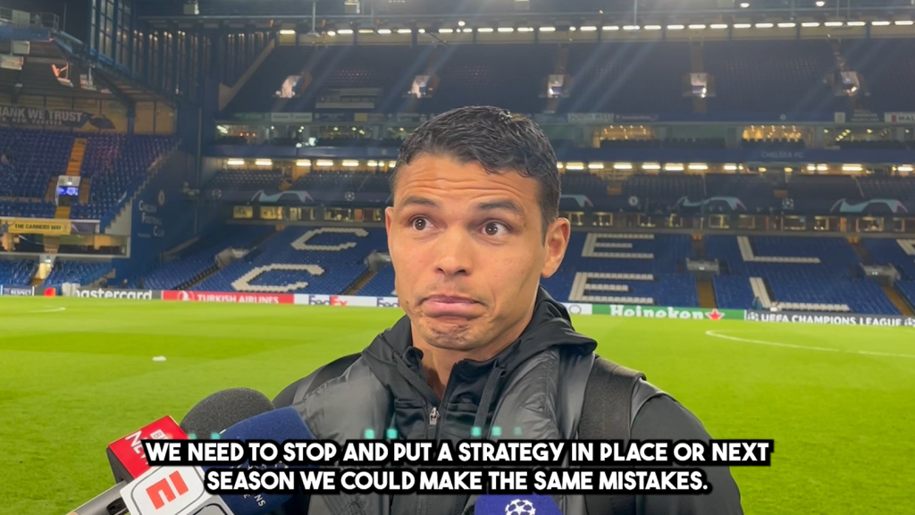 Chelsea defender Thiago Silva