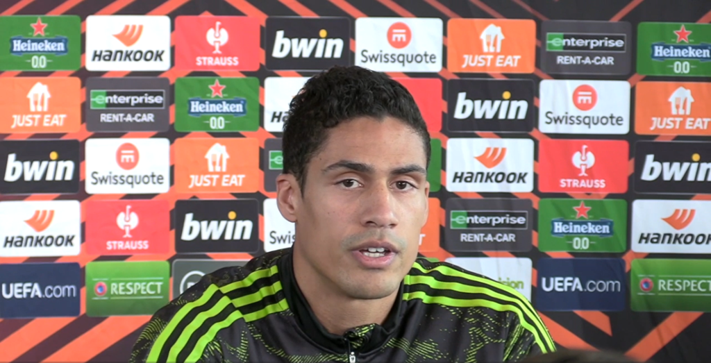 Man Utd defender Raphael Varane