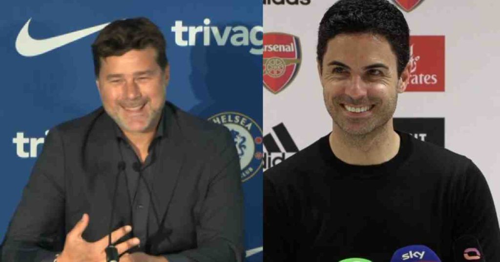 Mauricio Pochettino and Mikel Arteta