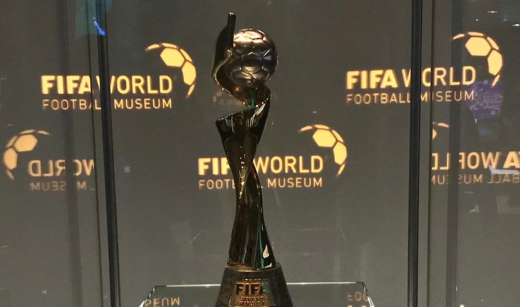 The Women's World Cup trophy