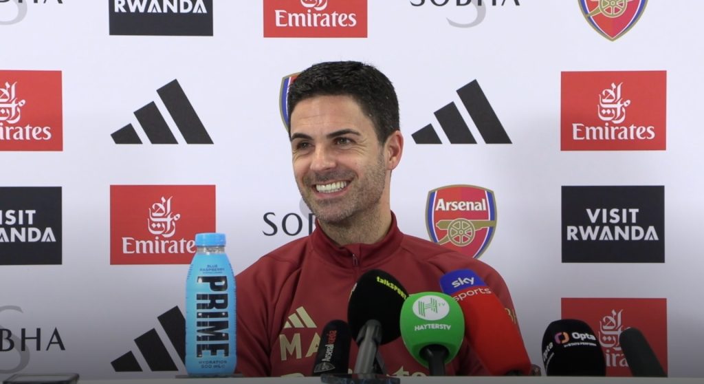 Arsenal manager Mikel Arteta