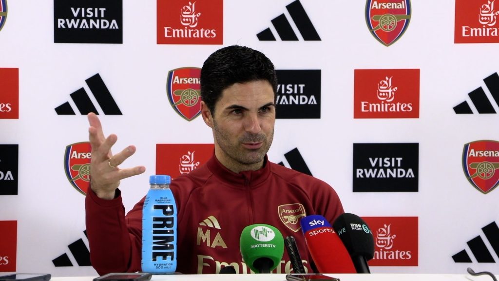 Arsenal manager Mikel Arteta